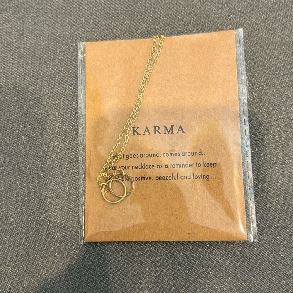 Karma Two Ring Necklace